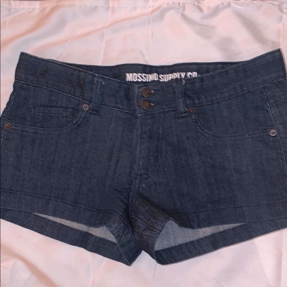 Mossimo Supply Co. stretch Women's Blue Denim Shorts